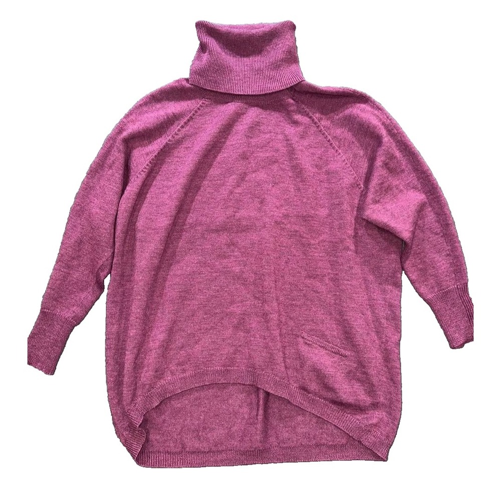 Eileen Fisher Sweater  100% Merino Wool Turtleneck Pullover Jumper S A010325